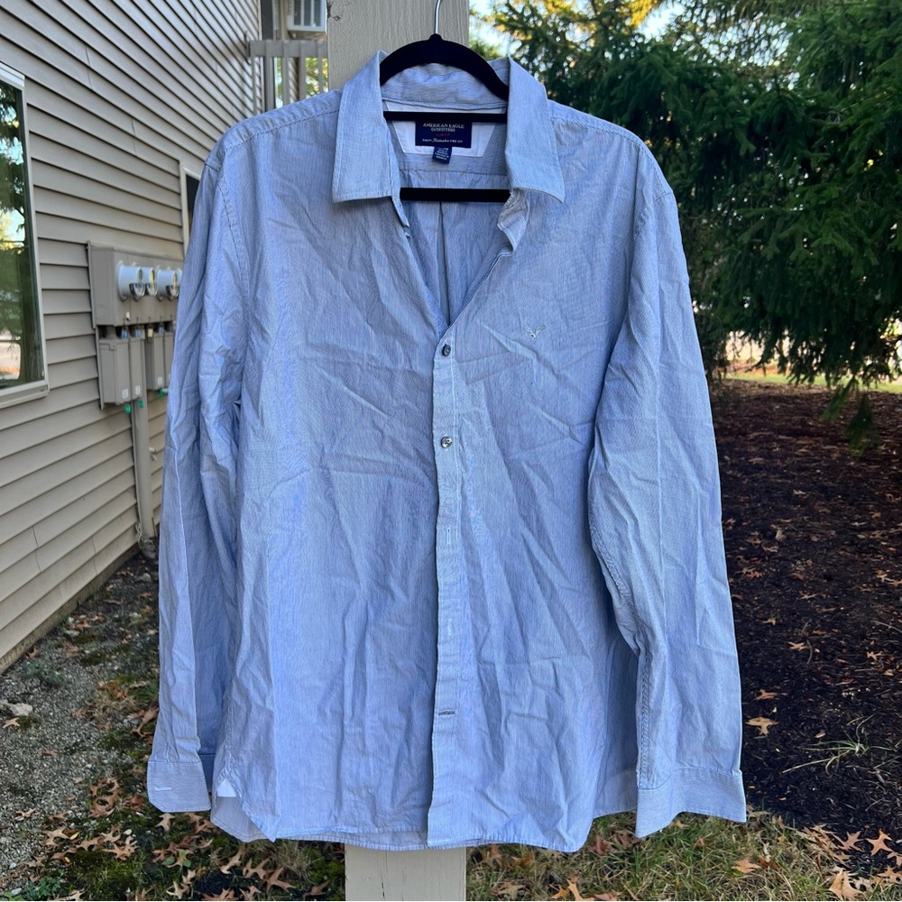 American Eagle Men's Slim Fit Long Sleeve